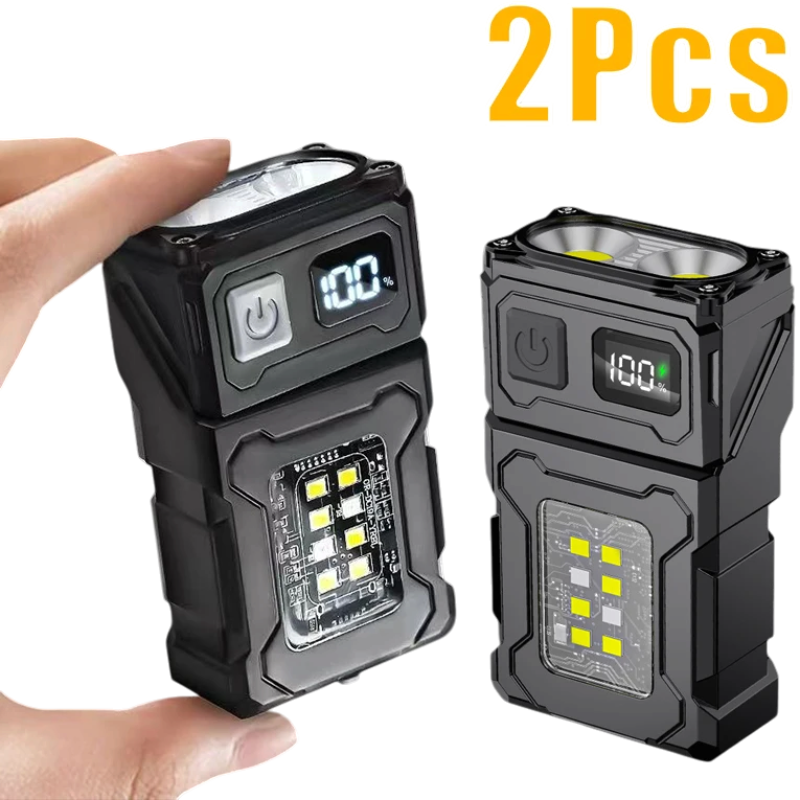 Mini USB-C Rechargeable COB Flashlight | clean product image | shopify:0 | bg-removed:store:800:shopify:0