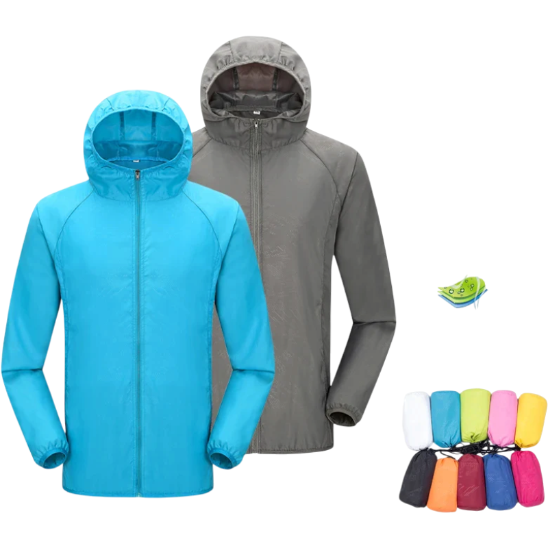 Packable Lightweight Rain Jacket — Unisex | clean product image | shopify:0 | bg-removed:store:800:shopify:0