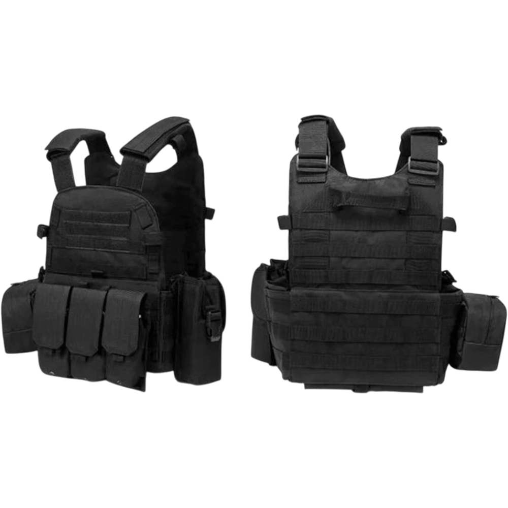 600D Nylon Tactical MOLLE Hunting Vest | clean product image | shopify:10 | bg-removed:store:1000:shopify:10