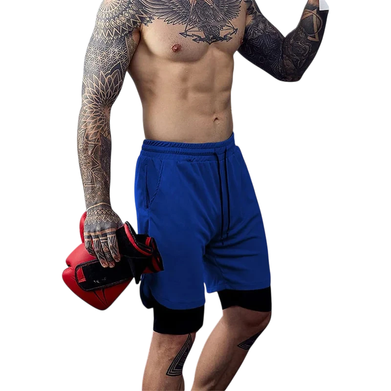 Men's 2-in-1 Multi-Pocket Running Shorts | clean product image | shopify:10 | bg-removed:store:800:shopify:10