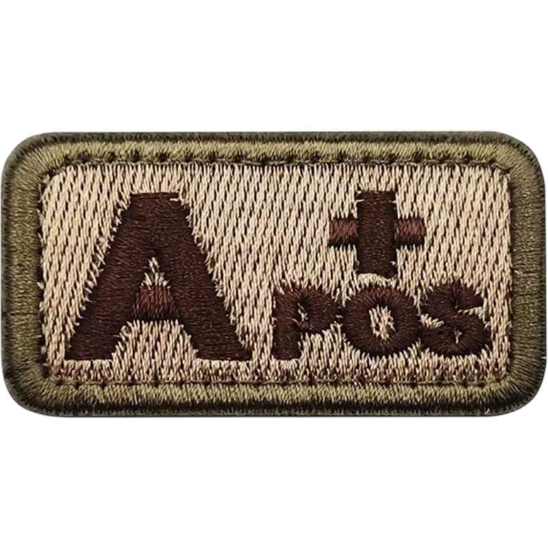 Blood Type Velcro Patch (A/B/AB/O) — 2.5×5 cm | clean product image | shopify:18 | bg-removed:store:800:shopify:18