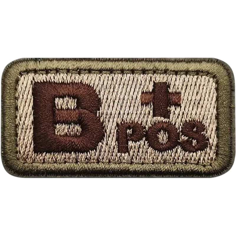 Blood Type Velcro Patch (A/B/AB/O) — 2.5×5 cm | clean product image | shopify:19 | bg-removed:store:800:shopify:19