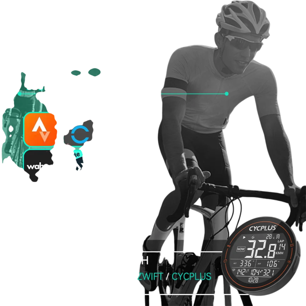 CYCPLUS H1 Heart Rate Armband (Bluetooth & ANT+) | clean product image | shopify:1 | bg-removed:store:1000:shopify:1
