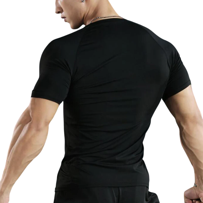 Men's Compression Running Tee — Quick-Dry | clean product image | shopify:1 | bg-removed:store:800:shopify:1