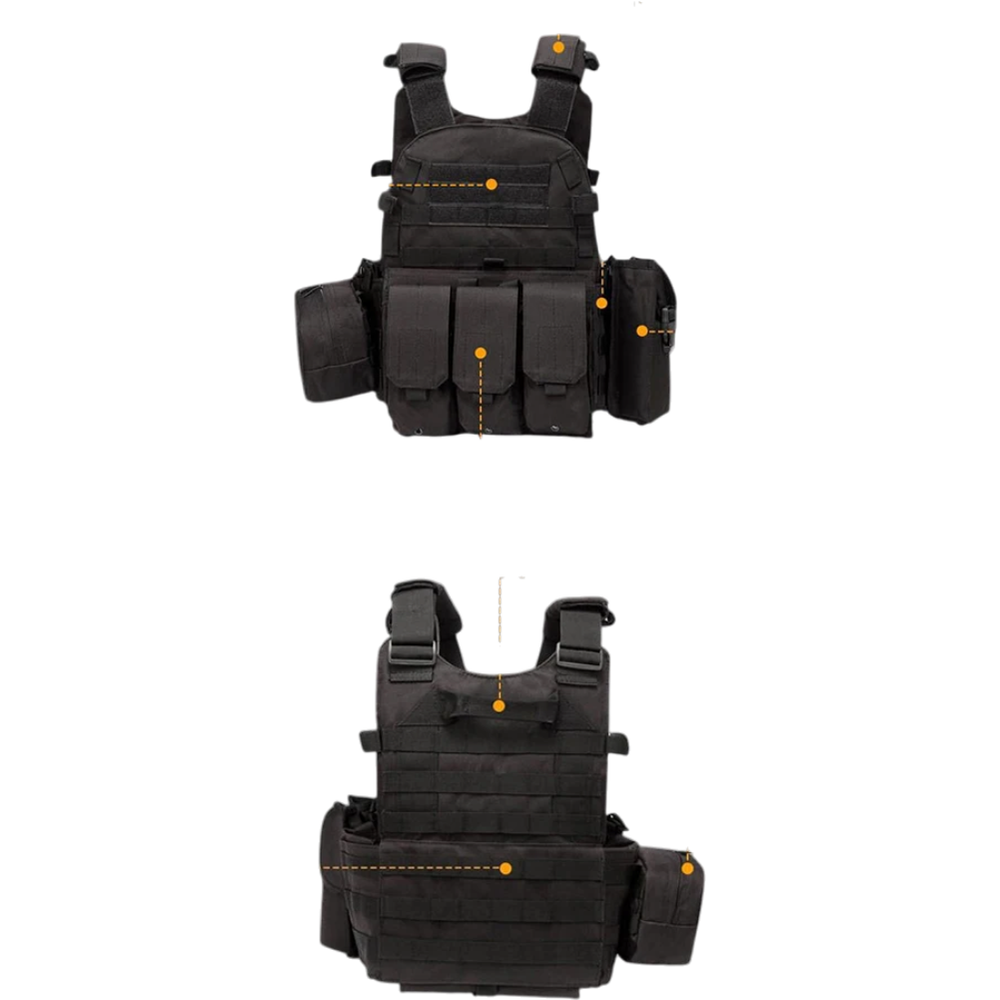 600D Nylon Tactical MOLLE Hunting Vest | clean product image | shopify:21 | bg-removed:store:1000:shopify:21