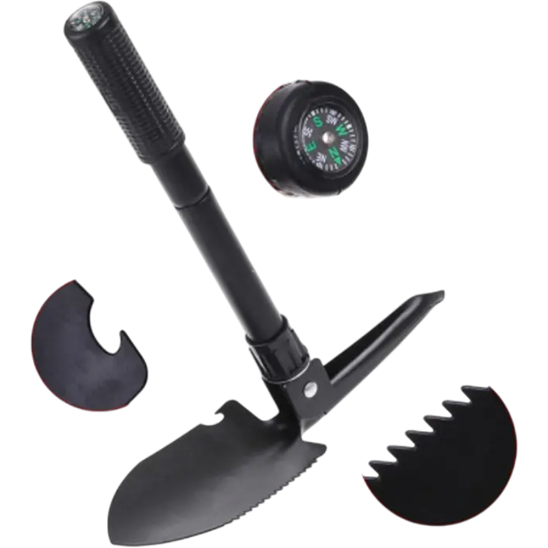 Foldable Engineer Shovel — Camping & Survival | clean product image | shopify:2 | bg-removed:store:800:shopify:2