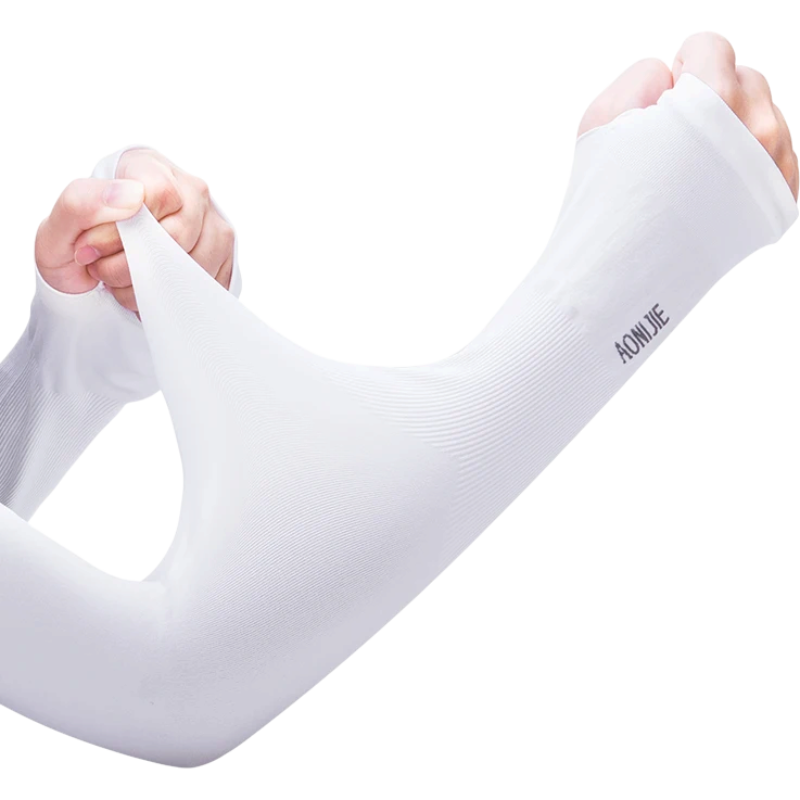 Cooling UV Arm Sleeves with Thumb Hole (Pair) | clean product image | shopify:7 | bg-removed:store:800:shopify:7